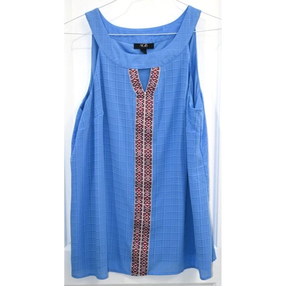 AGB Tops - AGB Womens Sleeveless Blouse Size XL